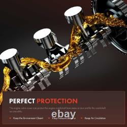 2x cache-culbuteurs avec quincaillerie pour Chevy 396 502 Mark IV V8 big-block poli