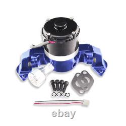 35 GPM Pompe à eau électrique pour Big Block Chevy 396 454 en aluminium billet bleu