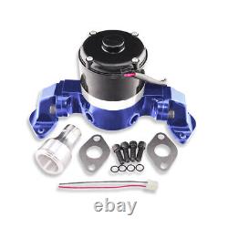 35 GPM Pompe à eau électrique pour Big Block Chevy 396 454 en aluminium billet bleu