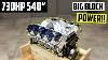 730ch 540 Big Block Chevy Engine Assemblage U0026 Dyno Testing