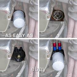 Adaptateur de sandwich pour refroidisseur d'huile GlowShift Chevy Small-Block moteur 305 350