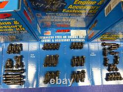 Arp 534-9701 Chevy Small Block Engine Accessoire Bolt Kit Black Oxide 12 Pt Tête