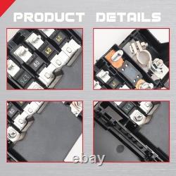 Bloc de fusibles de compartiment moteur de distribution de batterie compatible avec Chevrolet Mal