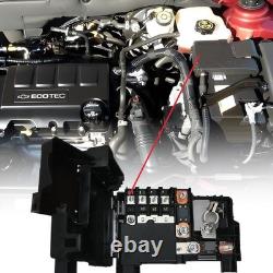 Bloc de fusibles de compartiment moteur de distribution de batterie compatible avec Chevrolet Mal