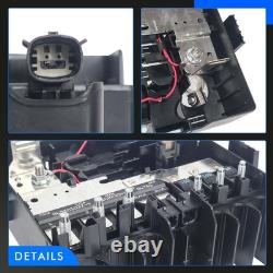 Bloc de fusibles de compartiment moteur de distribution de batterie compatible avec Chevy noir