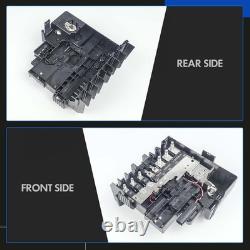 Bloc de fusibles de compartiment moteur de distribution de batterie compatible avec Chevy noir