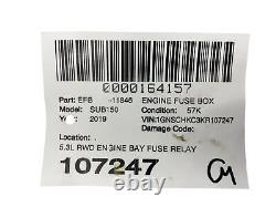 Bloc de jonction de relais de fusible dans le compartiment moteur OEM 5.3L RWD de Chevy Suburban 2015-2020