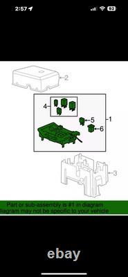 Bloc de jonction du faisceau de câblage du moteur GM authentique 22798215