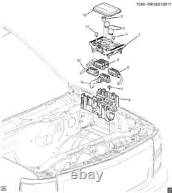 Bloc de jonction du faisceau de câbles moteur 2016-2019 Chevrolet Suburban 3500HD 6.0L