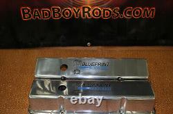 Blue Print Engine Chevy Small Block Tall Aluminum Valve Covers Breather Pcv Kit