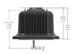 Cache-soupape noir satiné Holley avec dispositifs antipollution pour petit moteur Chevy à bloc court