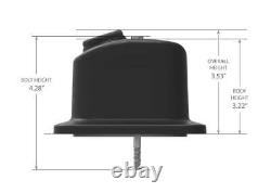 Caches de soupape Holley 241-292 GM Muscle Series Center Bolt Satin Black Machined
