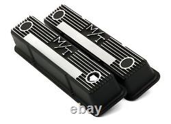 Caches soupapes Holley 241-83 M/T pour petits blocs Chevy en noir satiné