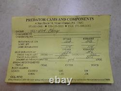 Cames de Performance Predator Moteur 396-454 Big Block Chevy Grind Bbc 276-286h