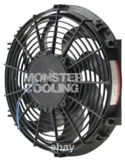 Carénage de radiateur en aluminium sur mesure pour Camaro Big Block Chevy avec 10 ventilateurs - 17 H x 23 L