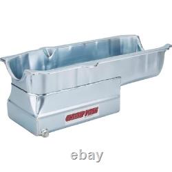 Champ Pans CP50 Petit Bloc Chevy SBC 350 7qt Carter à Huile de Course, Baguette de Niveau Conducteur 2 pièces