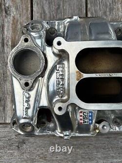 Collecteur d'admission Edelbrock Dual Quad 2x4 RPM Air Gap pour Petit bloc Chevy 7525 Sbc