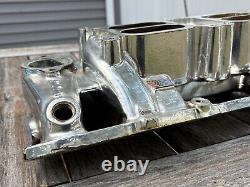 Collecteur d'admission Edelbrock Dual Quad 2x4 RPM Air Gap pour Petit bloc Chevy 7525 Sbc