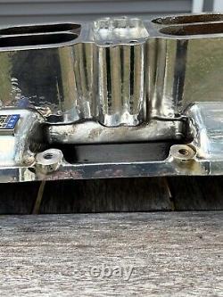 Collecteur d'admission Edelbrock Dual Quad 2x4 RPM Air Gap pour Petit bloc Chevy 7525 Sbc