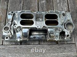 Collecteur d'admission Edelbrock Dual Quad 2x4 RPM Air Gap pour Petit bloc Chevy 7525 Sbc