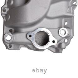 Collecteur d'admission à double plan avec ports ovales et joints adaptés aux trous du BBC Big Block Chevy Holeshot