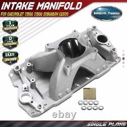 Collecteur d'admission à plan unique pour moteur Small Block Chevy SBC 350 400 3000-7500