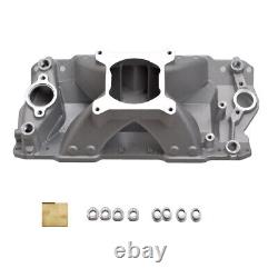 Collecteur d'admission à plan unique pour moteur Small Block de 1957 à 1995 Chevy SBC 350 400