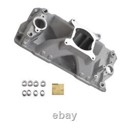 Collecteur d'admission à plan unique pour moteur Small Block de 1957 à 1995 Chevy SBC 350 400