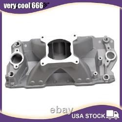 Collecteur d'admission à plan unique pour moteur V8 Small Block Chevy SBC 350 400 de 1957 à 1995