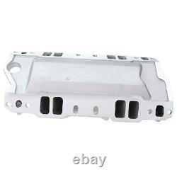 Collecteur d'admission à plan unique surélevé pour moteur petit bloc Chevrolet 350 400