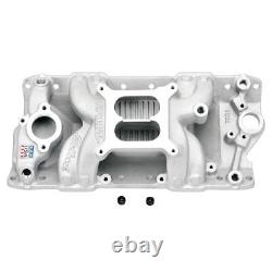Collecteur d'admission de moteur Edelbrock s'adapte au Chevrolet Small-Block Gen I262 (4.3L)-4