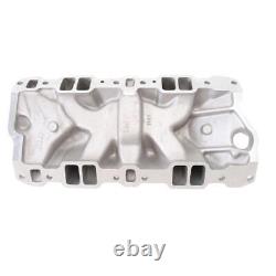 Collecteur d'admission de moteur Edelbrock s'adapte au Chevrolet Small-Block Gen I302 (4,9 L)/3
