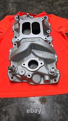 Collecteur d'admission en aluminium Edelbrock 7101 Performer RPM pour Small Block Chevrolet