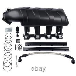 Collecteur d'admission multi-port Hi-Ram EFI LS pour GM SBC Gen III/IV V8 6.2L Noir