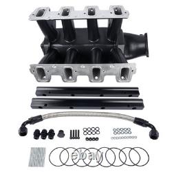 Collecteur d'admission multi-port Hi-Ram EFI LS pour GM SBC Gen III/IV V8 6.2L Noir