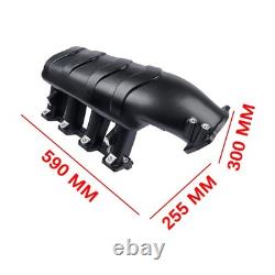 Collecteur d'admission multi-port Hi-Ram EFI LS pour GM SBC Gen III/IV V8 6.2L Noir