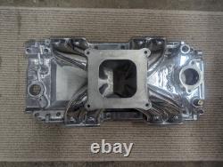 Collecteur d'admission poli Edelbrock Victor Jr #2904 BBC à port ovale Big Block Chevy