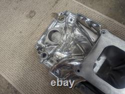Collecteur d'admission poli Edelbrock Victor Jr #2904 BBC à port ovale Big Block Chevy