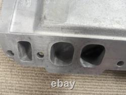 Collecteur d'admission poli Edelbrock Victor Jr #2904 BBC à port ovale Big Block Chevy