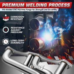 Collecteurs en acier inoxydable pour moteur V8 Chevy Small Block 265 283 305 327 350 400