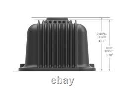 Couvercle de soupape Holley noir avec dispositions pour les émissions pour moteur Small Block Chevy 58-86