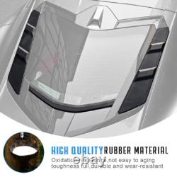 Couvercles de blocs de ventilation de baie arrière 3PCS pour modèles de coupé Corvette C8 TOUS 2020-2025