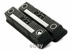Couvercles de soupape M/T pour moteurs Small Block Chevy Noir Satin 241-83
