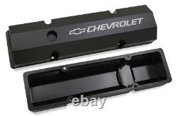 Couvercles de soupape hauts HOLLEY 241-288 pour Small Block Chevy Noir