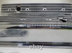 Couvercles de soupapes à ailettes en aluminium pour moteurs Sbc Small Block Chevy Vortec flambant neufs