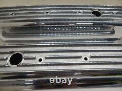 Couvercles de soupapes à ailettes en aluminium pour moteurs Sbc Small Block Chevy Vortec flambant neufs