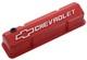 Couvercles De Soupapes &agrave; Bord Inclin&eacute; En M&eacute;tal Moul&eacute; Proform 141-931 Rouges, Pour Small Block Chevy