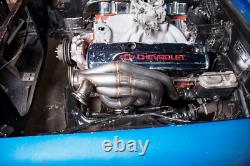 Cxracing Turbo Manifold Header Kit Pour 67-69 Camaro Big Block Chevy Bbc Engine