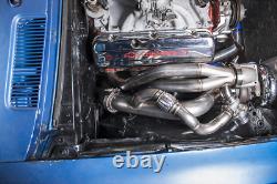 Cxracing Twin Turbo Manifold Intercooler Pour 67-69 Camaro Bbc Big Block Engine