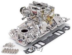 Edelbrock 2021 pour le kit de collecteur et de carburateur Performer Eps pour Chevrolet Small Block